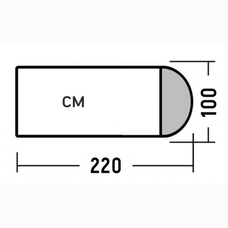 Спальник Tramp Taiga 200 XL (левый)